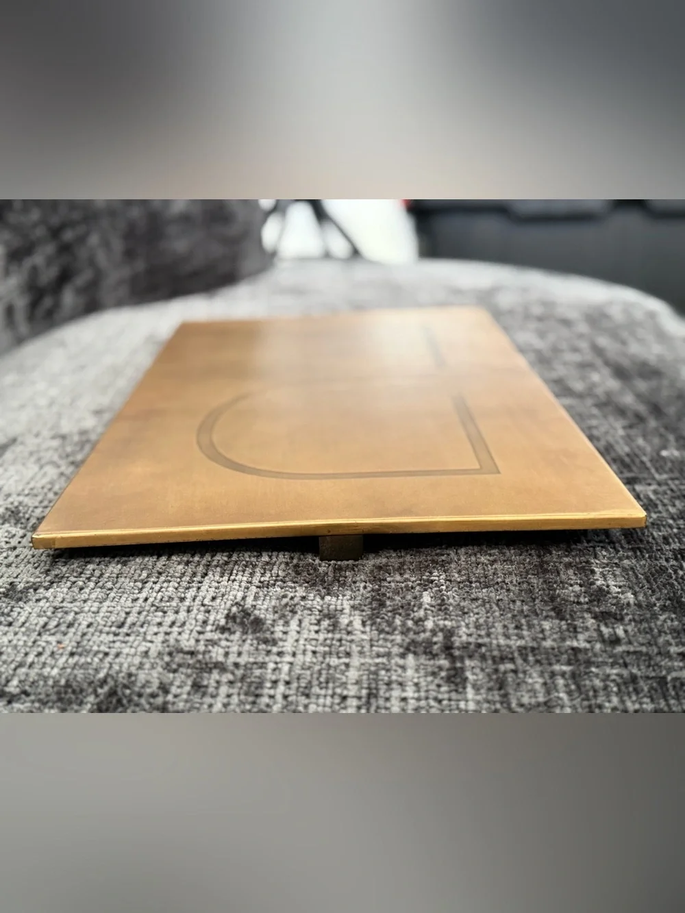 Crate&Barrel Brass Monogram 'P' Wall Plaque